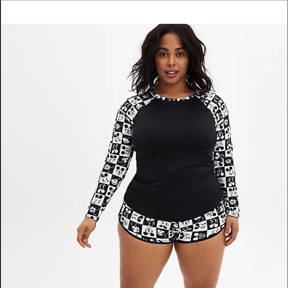 mickey mouse plus size swimwear